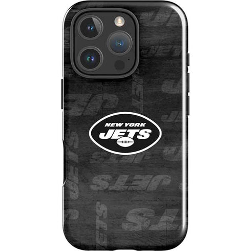 NFL New York Jets Black & White iPhone 16 Pro Impact Case